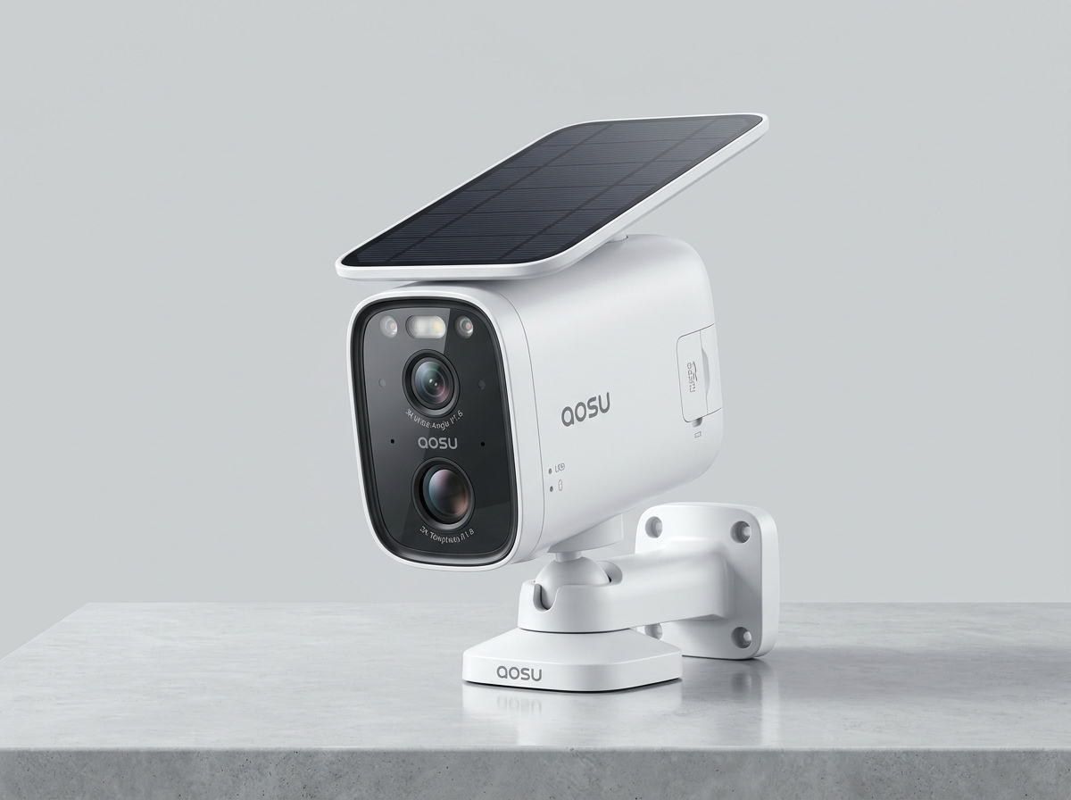 aosu T2 Pro 3K dual-lens solar security camera